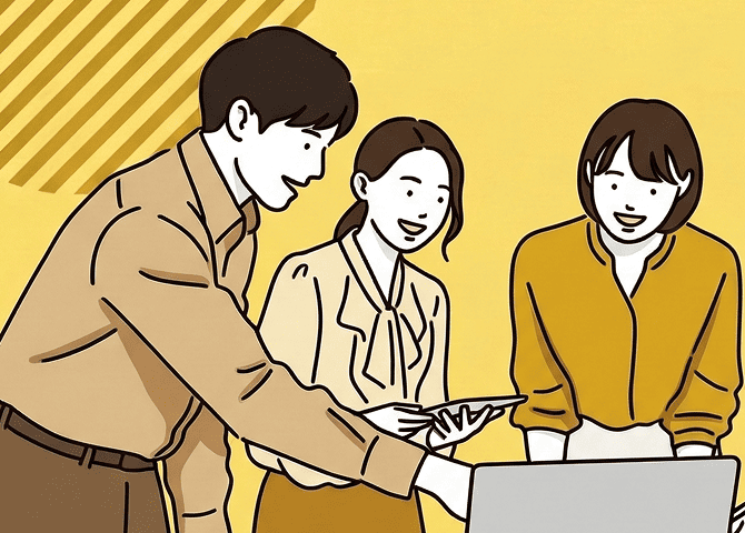 3名体制サポートのイメージ