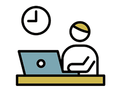 朝遅め・派遣 イメージ