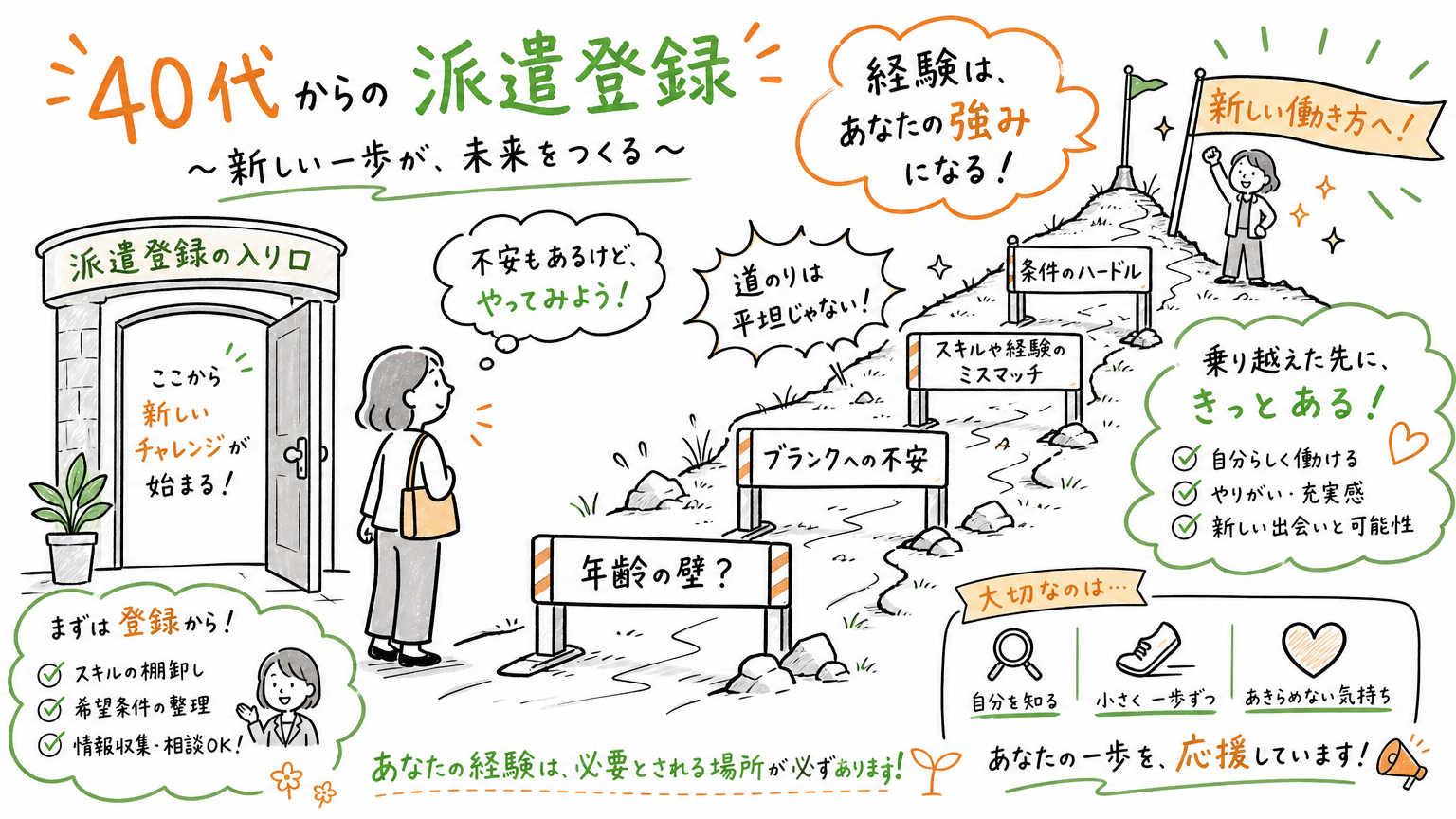 40代以上でも派遣登録は可能!ただし採用が厳しい現実も…