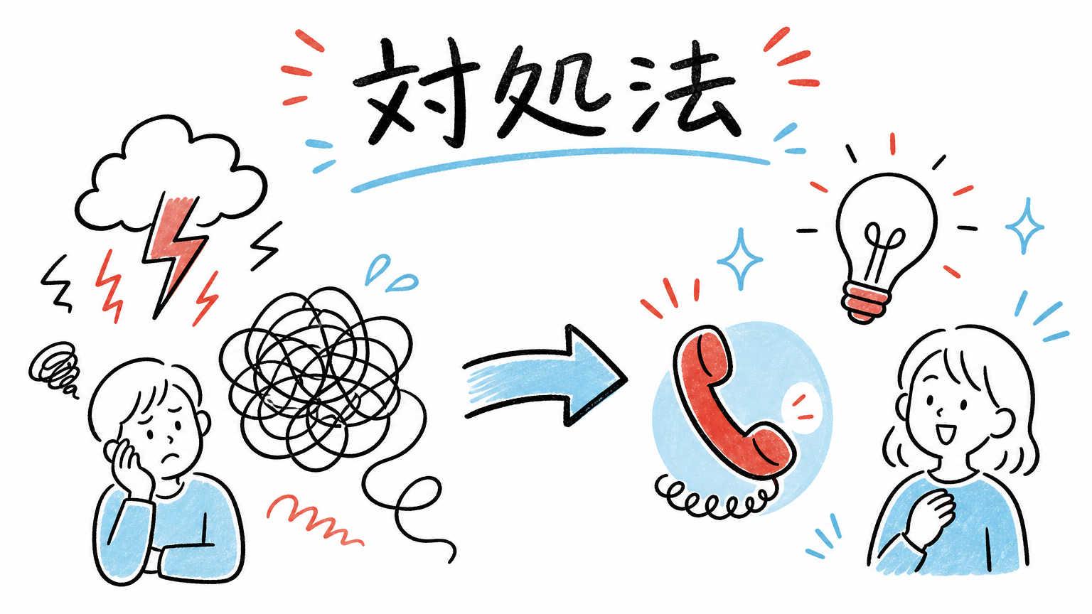 人間関係のトラブルが起こったときの対処法