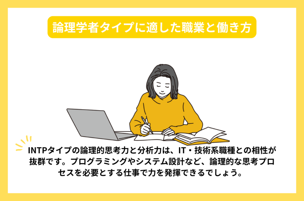 MBTI診断の論理学者（INTP型）タイプの特徴と適職がわかる完全ガイド! …