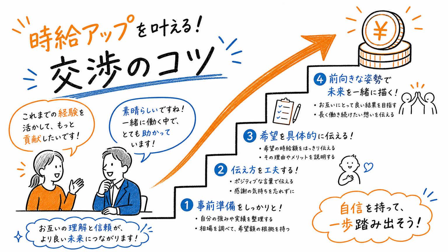 無期雇用派遣でも時給アップは可能?昇給・交渉のコツ