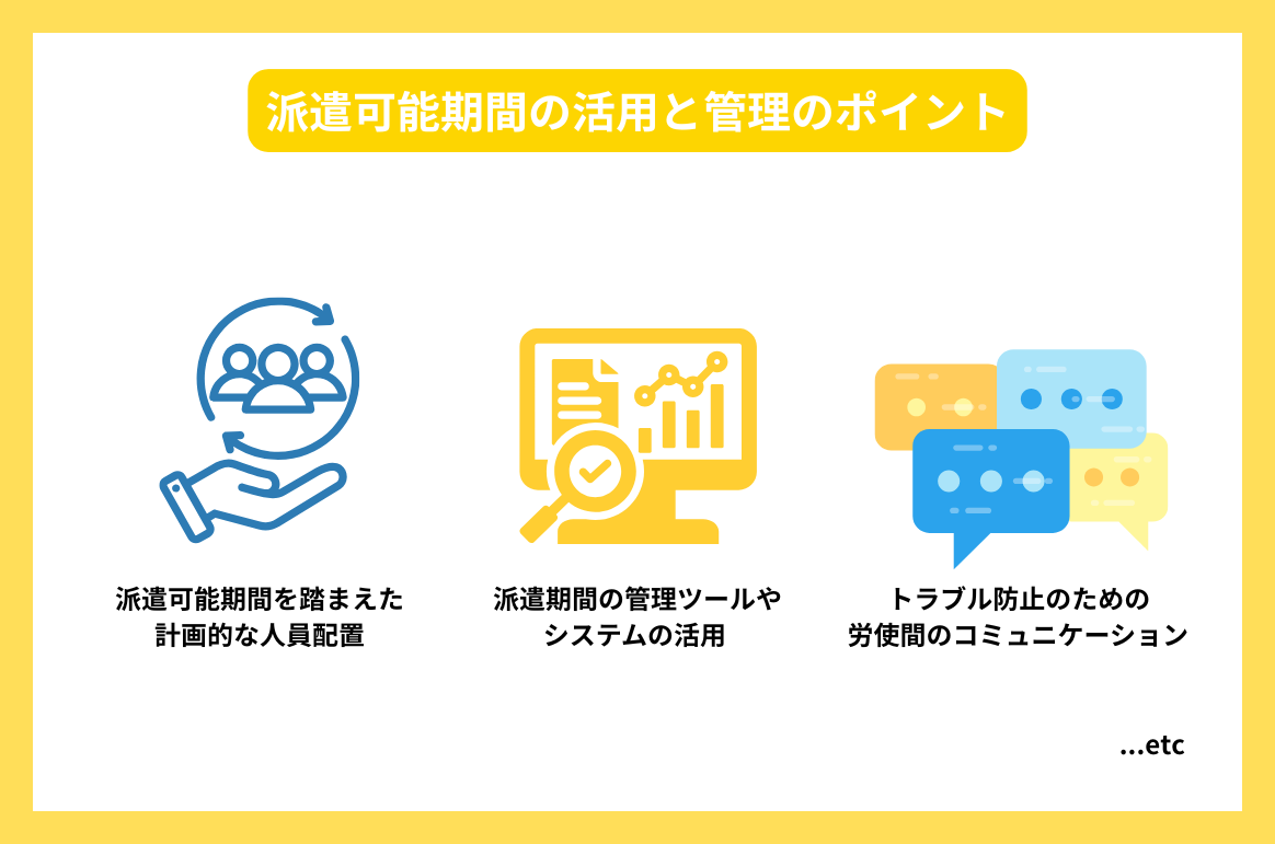 派遣可能期間の活用と管理のポイント