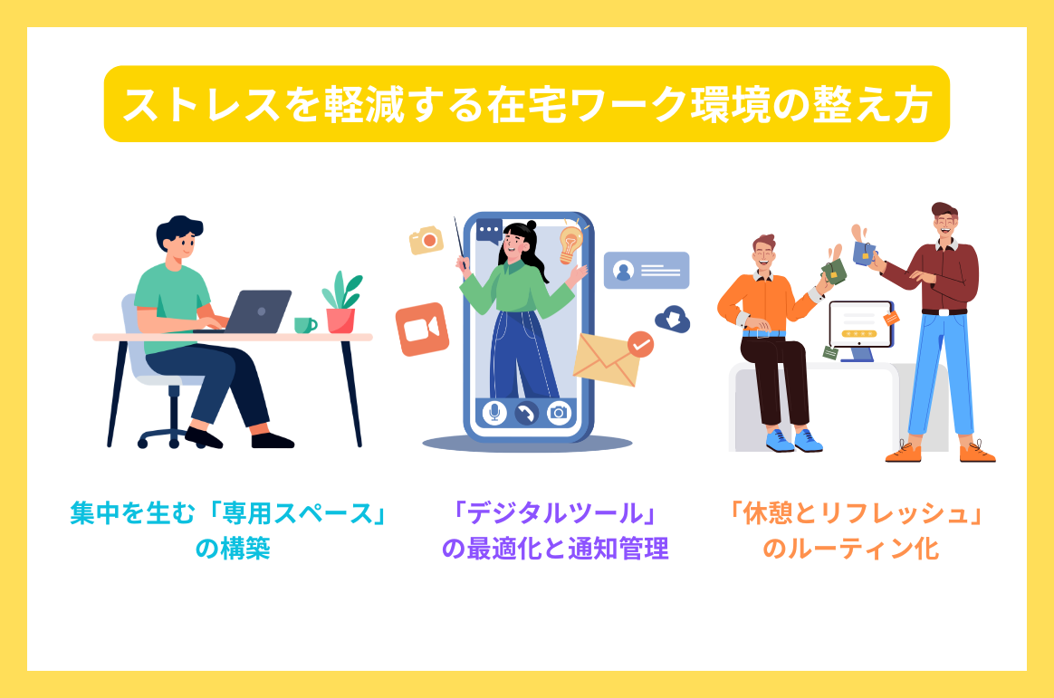 ストレスを軽減する在宅ワーク環境の整え方