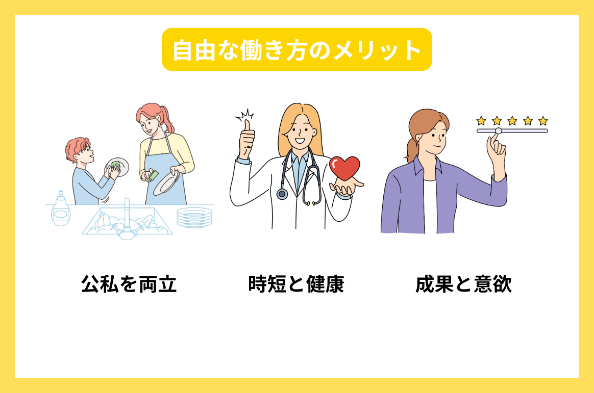 自由な働き方のメリット