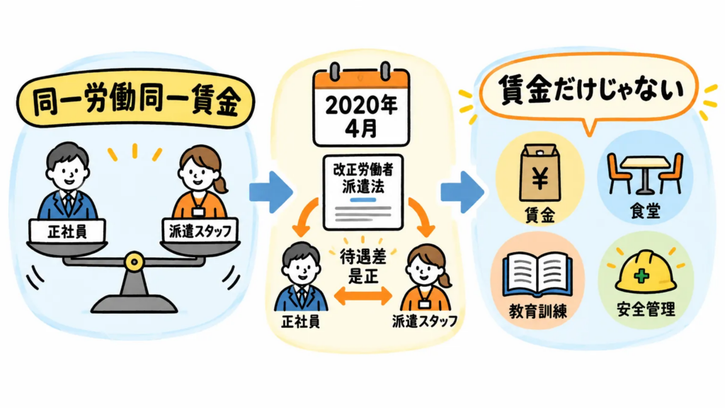 派遣先均等・均衡方式が設けられた背景