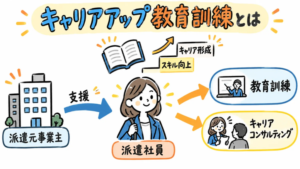 派遣社員のキャリアアップ教育訓練とは