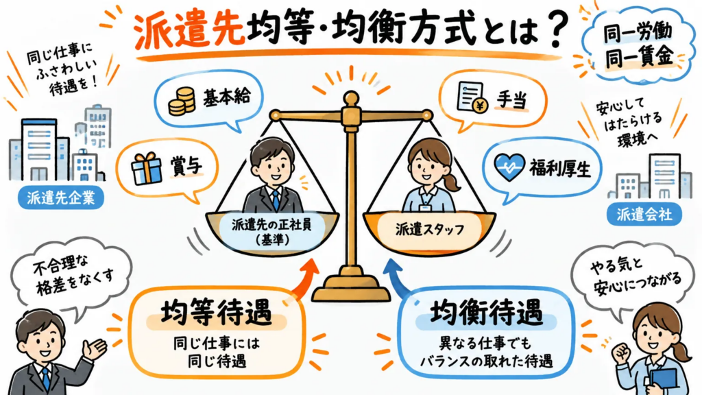 派遣先均等・均衡方式とは?